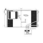 NRF - 35536 - Condensador, ar condicionado - 8718042024183