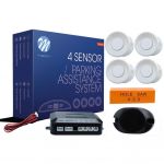 M-tech Kit Sensors Parking (pdc) 4X 21.5MM - White Beep - MTECCP7W