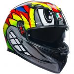 AGV Capacete K3 E2206 Birdy 2.0 Grey / Yellow / Red XS