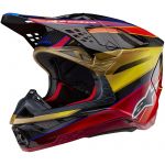 ALPINESTARS Capacete Supertech S-M10 Gold Yellow / Rio Red Glossy S