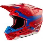 ALPINESTARS Capacete S-M5 Action 2 Bright Red / Blue Glossy XL