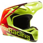 FOX Capacete V1 Statk Red / Yellow XL
