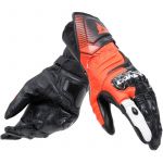 Dainese Luvas Carbon 4 Long Black / Fluo-red / White S