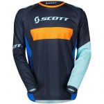 Scott Camisola 350 Race Evo Junior Blue / Orange XL