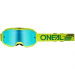 O'neal Óculos B-10 Solid Neon Yellow Radium Blue