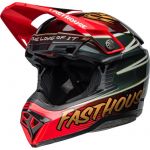 Bell Capacete Moto-10 22.06 Spherical Fasthouse Ditd Red / Gold S