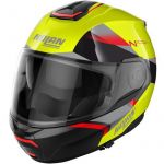 Nolan Capacete N100-6 Paloma N-com led Yellow / Red / Silver / Black S