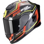 Scorpion Capacete Exo-R1 Evo Air Coup Black / Red / Neon Yellow XL