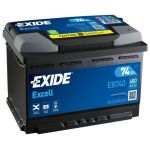Exide Bateria Excell 74ah 680en L3 +d. Eb740