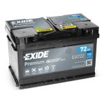 Exide Bateria Premium 72ah 720en Lb3+d. Ea722