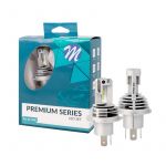 M-tech Kit 2 Lampadas LED H4 50W 12/24V Plug&play - LSAL4