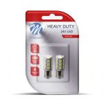 M-tech Lampadas LED BA15s 24xSMD5050 Branco 24v - LB9104WO