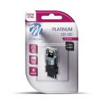 M-tech Lampada LED P27W 3156 6xSMD3023 Lim Black 12/24V Br - LB846W-01B