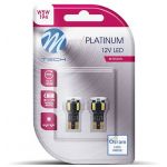 M-tech Kit 2 Lâmpadas LED W5W 12V/2.2W 6000K Platinum 12V 6000K - LB804WO