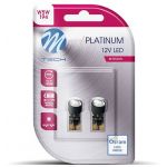 M-tech Kit 2 Lâmpadas LED W5W 12V/2W 6000K 1xHP Platinum 12V 6000K - LB803WO