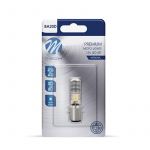 M-tech Lampada Moto LED S2 Ba20d 12W/12V - LB552W-01B