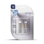 M-tech Lampadas LED W5W 16xSMD2835 Osr 12v Branco - LB077WO