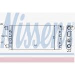 NISSENS - 61814 - Radiador, arrefecimento do motor - 5707286198494