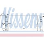 NISSENS - 61837 - Radiador, arrefecimento do motor - 5707286198579