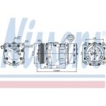 NISSENS - 89032 - Compressor, ar condicionado - 0570728634904
