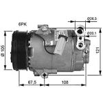 NRF - 32480G - Compressor, ar condicionado - 8718042134950