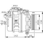 NRF - 32526G - Compressor, ar condicionado - 8718042135209