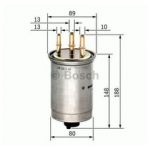Bosch - 0 450 906 508 - Filtro de combustível - 4047024869240