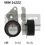 SKF - VKM 14222 - Rolo tensor, correia dentada - 7316571902258