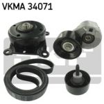 SKF - VKMA 34071 - Jogo de correias trapezoidais estriadas - 7316574874842