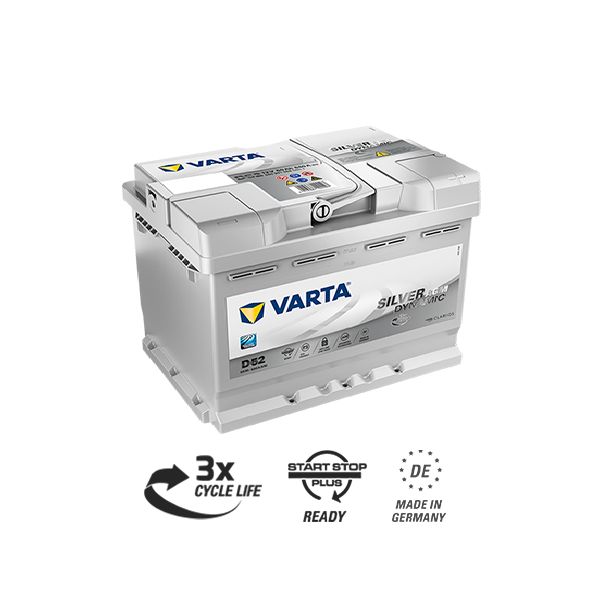 Battery Varta D52 60Ah Varta Start Stop