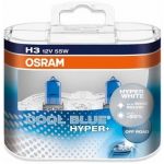 Osram 2x Lâmpadas Hyper+ Cool Blue 55W 12V H3 - 62151CBH+
