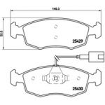 BREMBO Jogo de pastilhas para travão de disco - 8020584104835