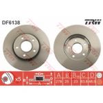 TRW Jogo dois discos de freio - 3322938149932