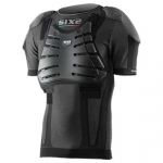 Sixs Casaco Proteção Kid S/s With Shoulders Back And Chest Prot Black Carbon