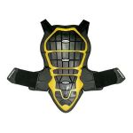 Spidi Proteção Peito Defender Back And Chest 160 To 170cm Black-yellow