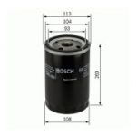 Bosch Filtro de Óleo 0451103343