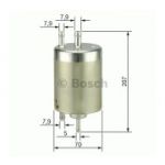 Bosch Filtro de Combustivel F026403000