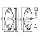 Bosch Pastilha de Travão 0986494660