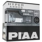 PIAA 2x Lâmpadas PIAA HYPER ARROS HB3 12V 60W + 120% 3900K - HE-909