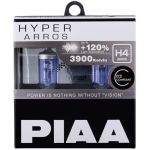 PIAA 2x Lâmpadas PIAA HYPER ARROS H4 12V 60/55W + 120% 3900K - HE-900