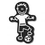 Family Stickers Autocolante Homem Futebol
