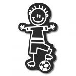 Family Stickers Autocolante Menino Futebol