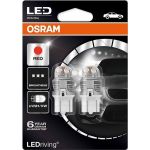 Osram led Ledriving W21/5W Vermelho - Premium 7915R ( 2 Lâmpadas ) - 7915R - 02B