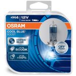 Osram 2x Lâmpadas Cool Blue Boost H4 12V 100/90W P43t 62193 CBB 5000K - 62193CBB