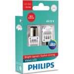 Philips 2x Lâmpadas LED Ultinon 12v BAY15d P21/5W Vermelho - 11499ULRX2