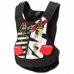 Alpinestars Colete Sequence Chest Protector Black / White / Red - 6701819-123-XSS