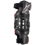 Alpinestars Joelheiras Bionic 10 Carbon Knee Brace Right Black Red - 6500319-13-M