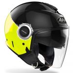 Airoh Helios Fluo Black / Yellow Gloss MS