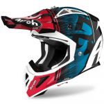 Airoh Capacete Aviator Ace Kybon Blue / Red Gloss L