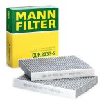 MANN-FILTER Filtro, ar do habitáculo (424/9939) - CUK 2533-2
